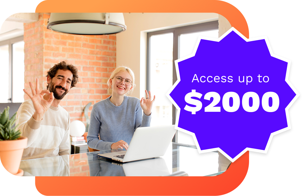 access up to $2000